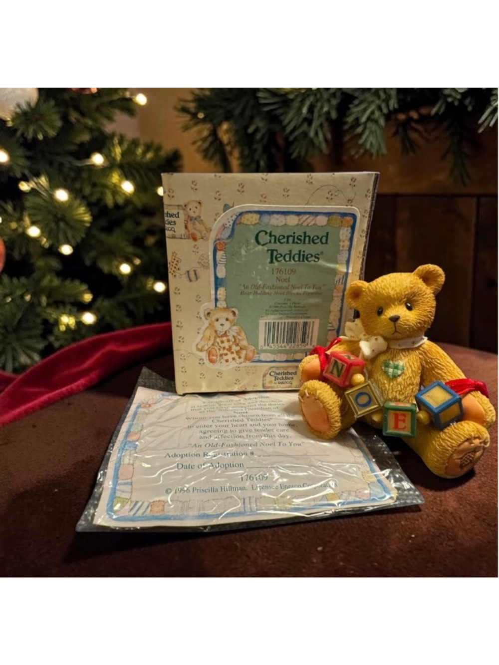 Cherished Teddies Noel Bear Figurine 176109